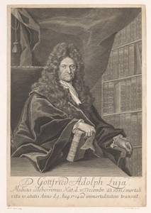 Portret van Gottfried Adolpoh Luja