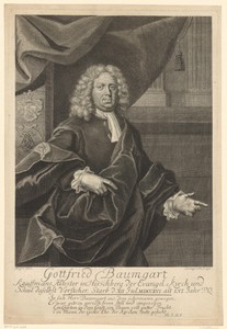 Portret van Gottfried Baumgart