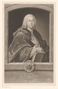 Portret van Gottfried Daniel Hoffmann
