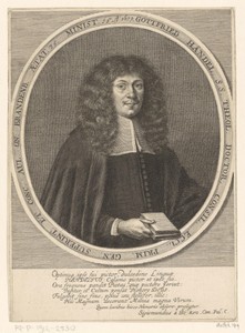Portret van Gottfried Händel op 35-jarige leeftijd