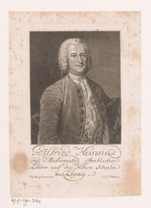 Portret van Gottfried Heinsius