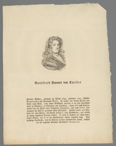 Portret van Gottfried Kneller
