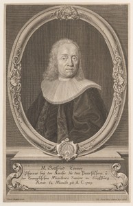 Portret van Gottfried Lomer