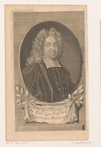 Portret van Gottfried Olearius