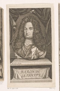 Portret van Gottfried Wilhelm Leibnitz