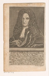 Portret van Gottfried Wilhelm Leibniz