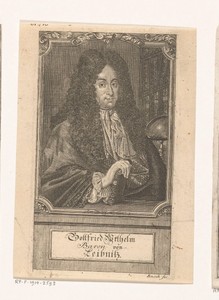 Portret van Gottfried Wilhelm Leibniz