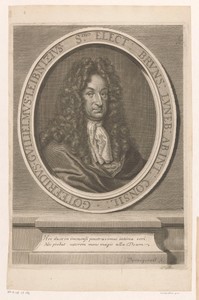 Portret van Gottfried Wilhelm Leibniz
