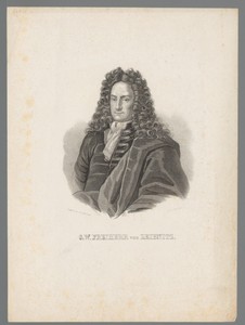 Portret van Gottfried Wilhelm Leibniz