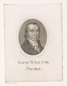 Portret van Gotthelf Wilhelm Christoph Starke