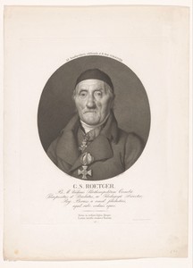 Portret van Gotthilf Sebastian Roetger