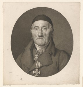Portret van Gotthilf Sebastian Roetger