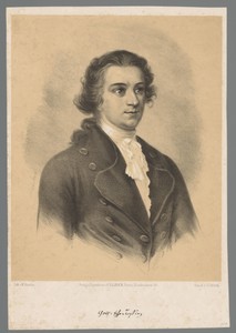 Portret van Gotthold Ephraim Lessing