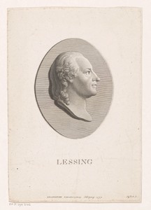 Portret van Gotthold Ephraim Lessing