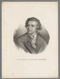 Portret van Gotthold Ephraim Lessing