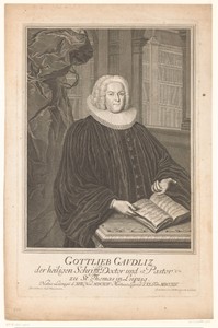 Portret van Gottlieb Gaudlitz