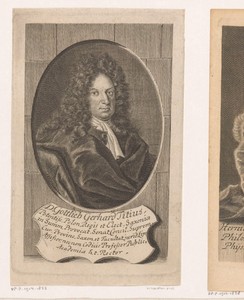 Portret van Gottlieb Gerhard Titius