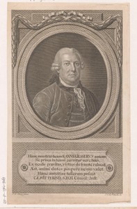 Portret van Gottlieb Heinrich Kannegiesser