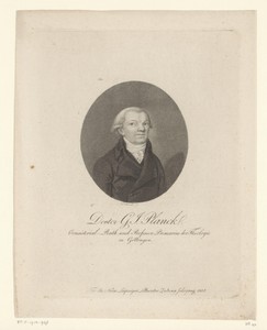 Portret van Gottlieb Jakob Planck