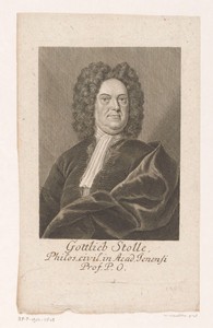 Portret van Gottlieb Stolle