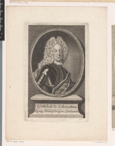 Portret van Gottlieb von Schmettau