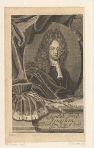 Portret van Gottlob Friedrich Jenichen