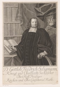 Portret van Gottlob Friedrich Seligmann