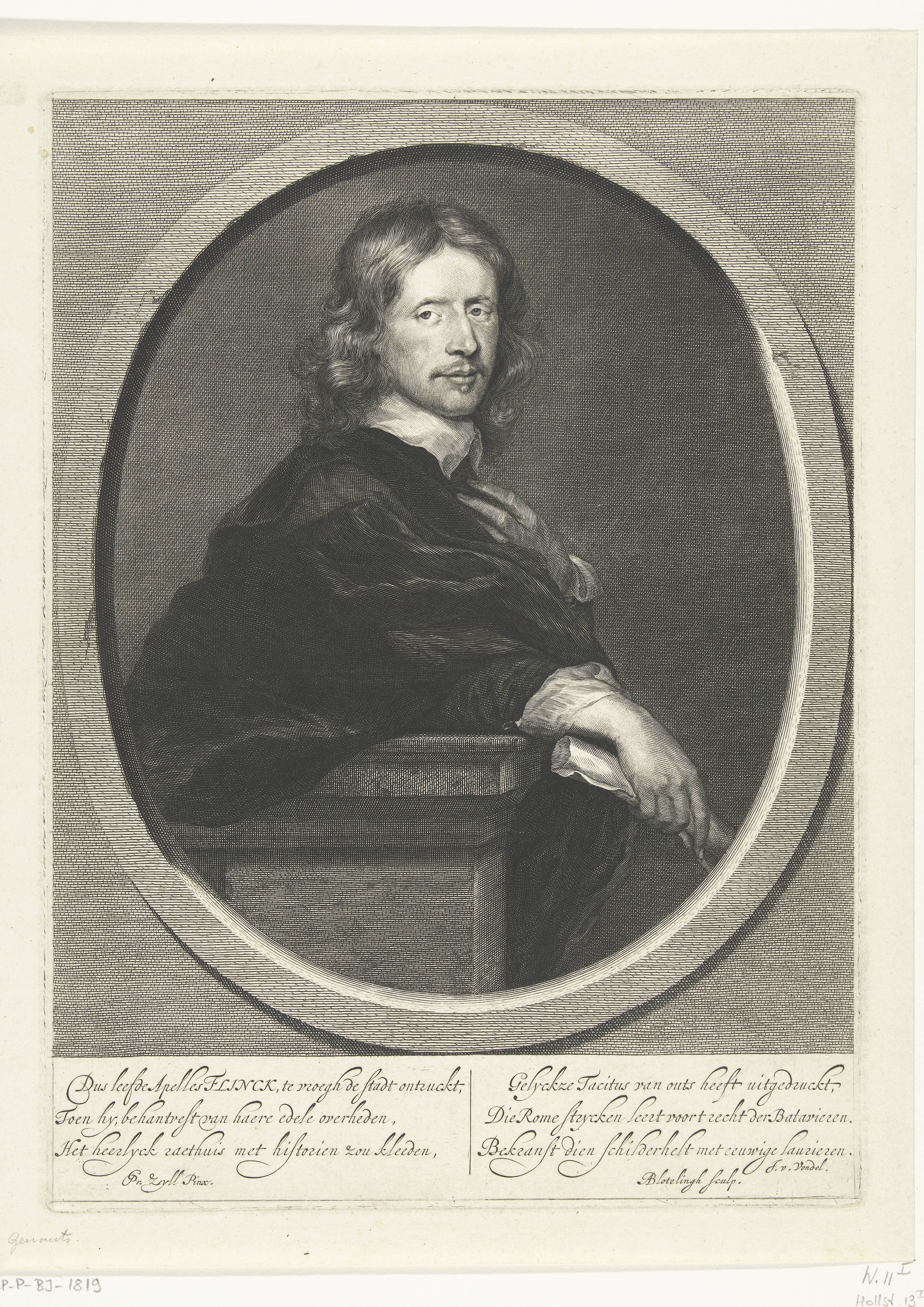 Portret van Govert Flinck by Abraham Bloteling