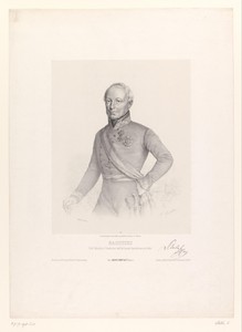 Portret van graaf Joseph Wenzel Radetzky von Radetz