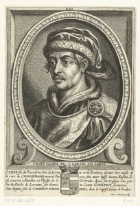 Portret van graaf Otto von Verdun graaf van Lorraine