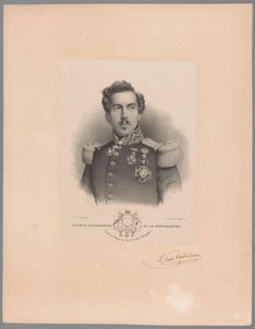 Portret van graaf Van der Meere en Cruyshautem