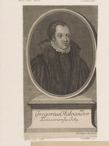 Portret van Gregor Haloander