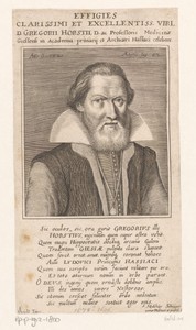 Portret van Gregor Horst op 42-jarige leeftijd