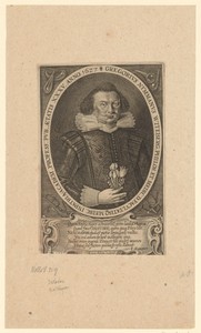 Portret van Gregor Nymann op 35-jarige leeftijd