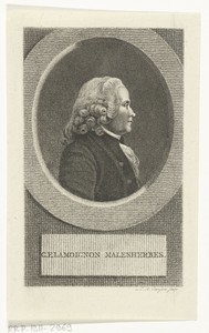 Portret van Guillaume-Chrétien de Lamoignon de Malesherbes