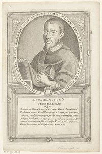 Portret van Guillermo Huges de Avignon, 64ste Minister Generaal van de franciscaner orde