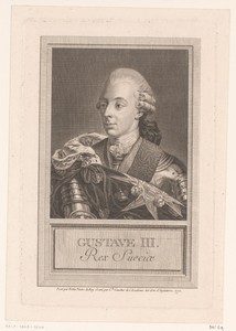 Portret van Gustaaf III van Zweden