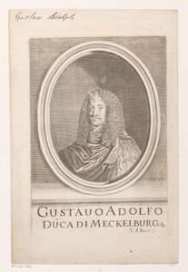 Portret van Gustav Adolph, Herzog zu Mecklenburg-Güstrow