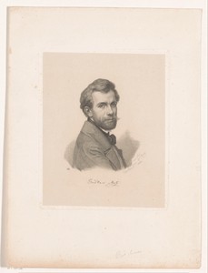 Portret van Gustav Ferdinand Metz