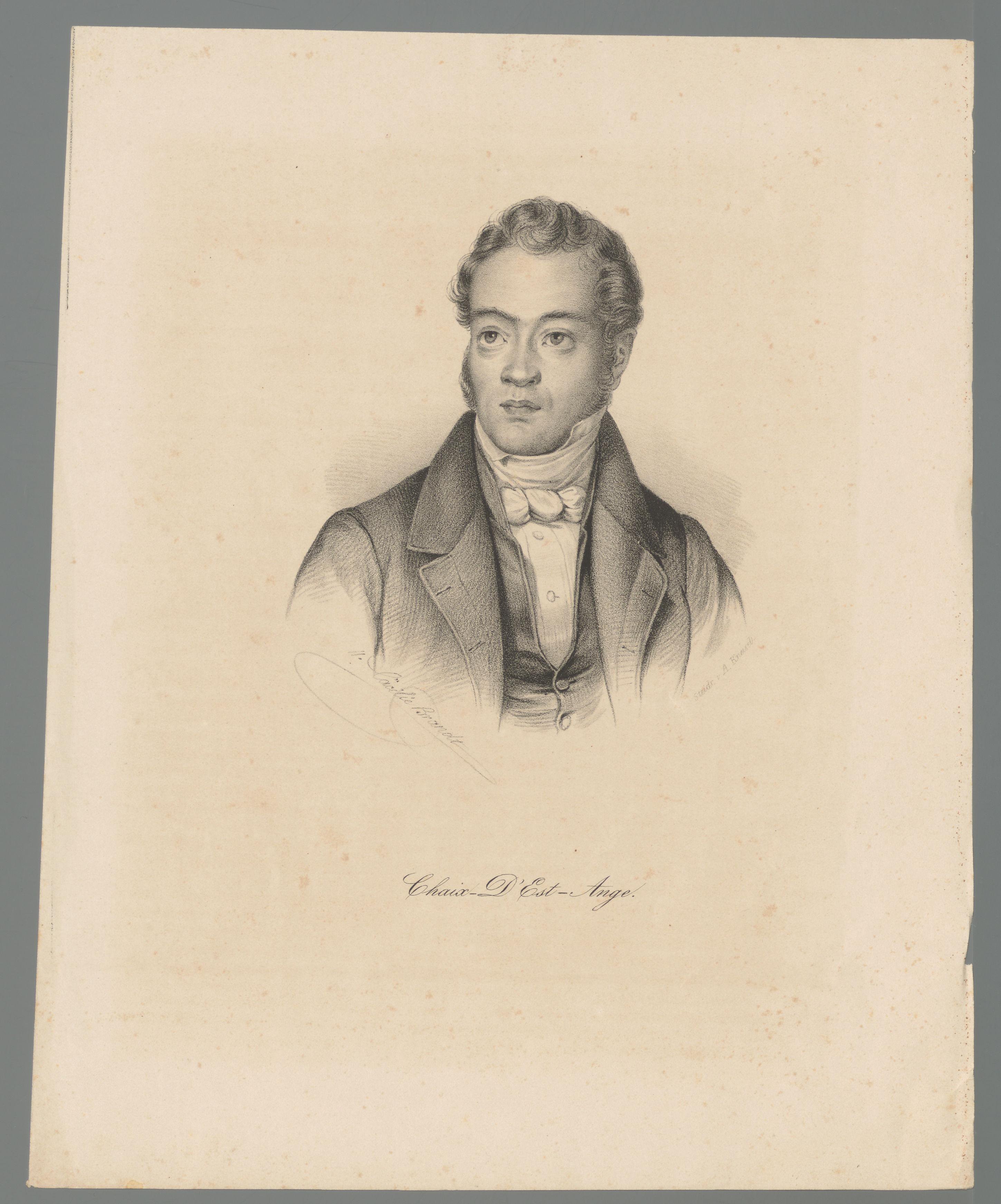 Portret van Gustave Chaix d'Est-Ange by Cäcilie Brandt