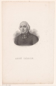 Portret van Guy-Toussaint-Julien Carron