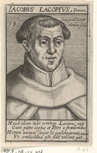 Portret van H. Jacobus Lacopus