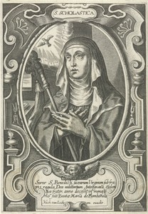 Portret van H. Scholastica