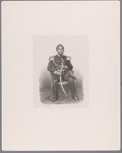 Portret van Hamangkoe Boewono VI, de sultan van Jogyakarta