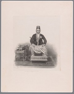 Portret van Hamangkoe Boewono VI, sultan van Jogyakarta