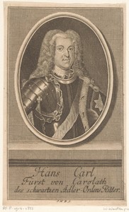 Portret van Hans Carl von Carolath-Beuthen