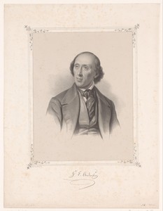 Portret van Hans Christian Andersen
