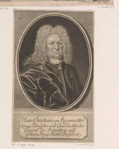 Portret van Hans Christian von Kiesenwetter