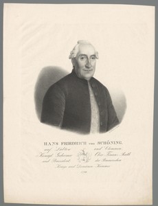Portret van Hans Friedrich von Schöning