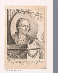 Portret van Hans Georg Hunkeler